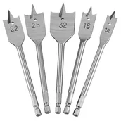 Wiertła - DeWALT Akcesoria - Zestaw 5 płaskich wierteł do drewna DT4798 - miniaturka - grafika 1