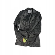 Kurtki damskie - Skórzana czarna kurtka damska JESSICA WILDE BLUE S - miniaturka - grafika 1