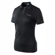 Koszulki i topy damskie - Koszulka damska polo Hi-tec Lady Site r. S Black - miniaturka - grafika 1