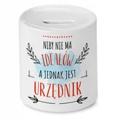 Skarbonki - Skarbonka Dla Urzędnika na Urodziny na Prezent z Nadrukiem ze Zdjęciem + Opakowanie na prezent (wzór 04) - miniaturka - grafika 1