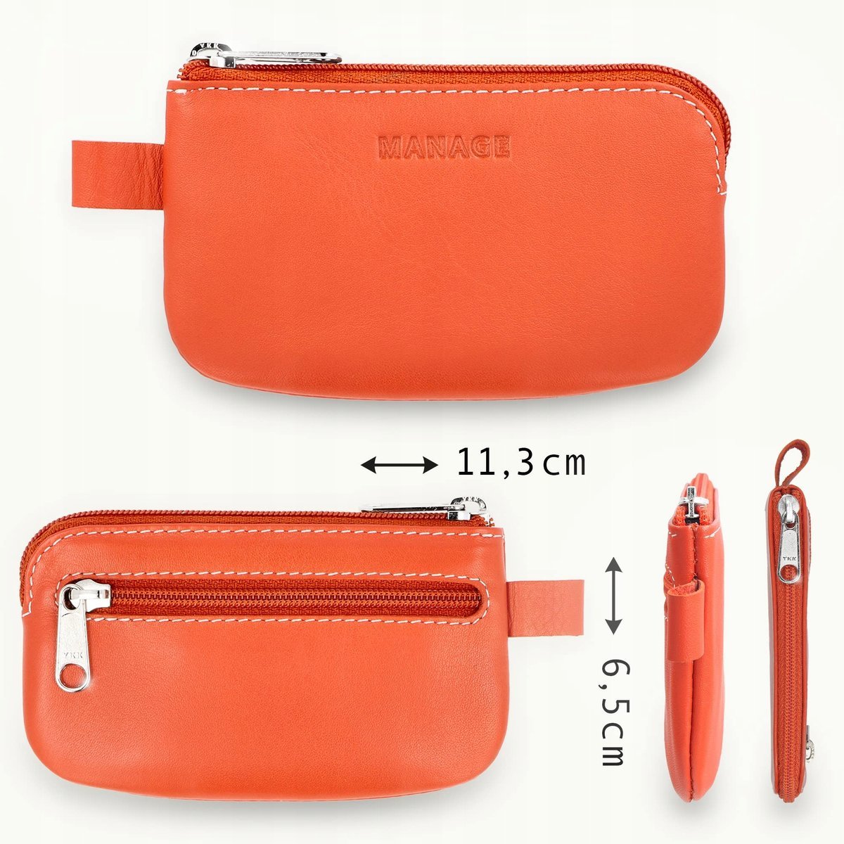 Etui na klucze skóra naturalna