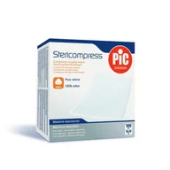 Apteczki i materiały opatrunkowe - SIROWA PIC Stericompress kompres delikatny 10 x 10 cm x 100 szt - miniaturka - grafika 1