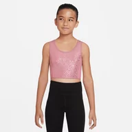 Koszulki i topy damskie - Nike, Top/biustonosz sportowy dziewczęcy Dri-FIT One Tank, DV3133-698, Różowy, Rozmiar M - miniaturka - grafika 1