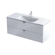 Szafki łazienkowe - Szafka łazienkowa pod umywalkę Oristo Siena 120 cm biały mat OR45-SD2S-120-2 - miniaturka - grafika 1