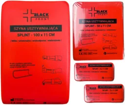 Zestaw wielorazowych, wodoodpornych szyn unieruchamiających Splint + etui - podstawowy element zestawu ratowniczego - pełne usztywnienie uszkodzonej k - Meble i wyposażenie gabinetów medycznych - miniaturka - grafika 1