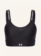 Biustonosze - Under Armour Biustonosz Sportowy Ua Infinity Z Siateczką schwarz - miniaturka - grafika 1