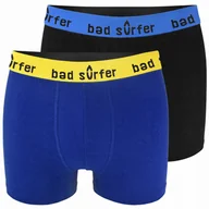 Majtki męskie - Bad Surfer OnlyWave! Bokserki Męskie 2 sztuki Bawełniane Logo Rozmiar L - miniaturka - grafika 1