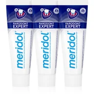 Pasty do zębów - Meridol Pasta do zębów przeciw krwawiącym dziąsłom i paradontozie tripack Paradont Expert 3 x 75 ml - miniaturka - grafika 1