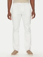 Spodnie męskie - Tommy Hilfiger Chinosy Denton MW0MW37873 Biały Slim Fit - miniaturka - grafika 1
