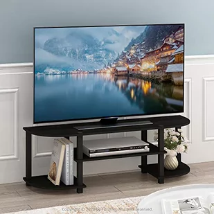 Furinno furinno stolik do komputera przenośnego 11058 poduszka do karmienia gyw/BK dąb Turn-S-Tube szerokości TV centrum rozrywki, szare/czarne 11058EX/BK - Akcesoria car audio - miniaturka - grafika 1