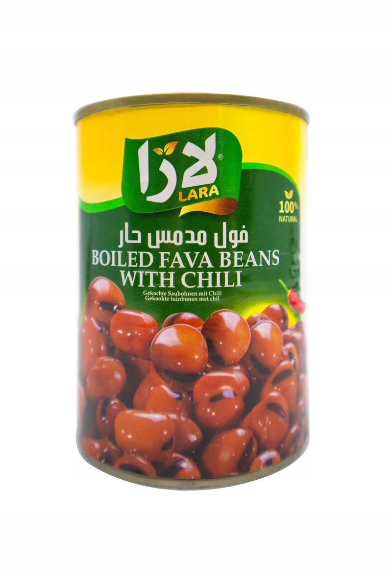 Gotowana fasola fava z chili LARA - 400 g