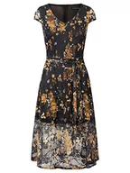 Sukienki - ApartFashion Sukienka damska, Czarno-wielokolorowy., 38 - miniaturka - grafika 1