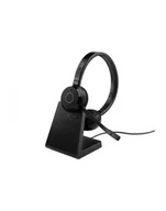 Słuchawki - Jabra Evolve 65 TE - USB-A UC Stereo, Headset Stereo, USB-A, Bluetooth, UC, with charging station - miniaturka - grafika 1