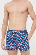 Stroje kąpielowe - Pepe Jeans szorty kąpielowe kolor niebieski - miniaturka - grafika 1