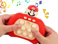Zabawki interaktywne dla dzieci - Elektroniczna, Antystresowa Gra Zręcznościowa Pop It - Super Mario - miniaturka - grafika 1