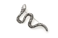 Broszki - Broszka Wąż Kusiciel Długa Agrafka - miniaturka - grafika 1