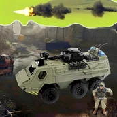 Zabawki militarne - Wóz bojowy duży + figurka 011081 78192 - miniaturka - grafika 1