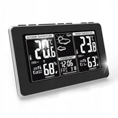 Stacje pogodowe - STACJA POGODOWA POGODY HIGROMETR TERMOMETR ZEGAR - miniaturka - grafika 1