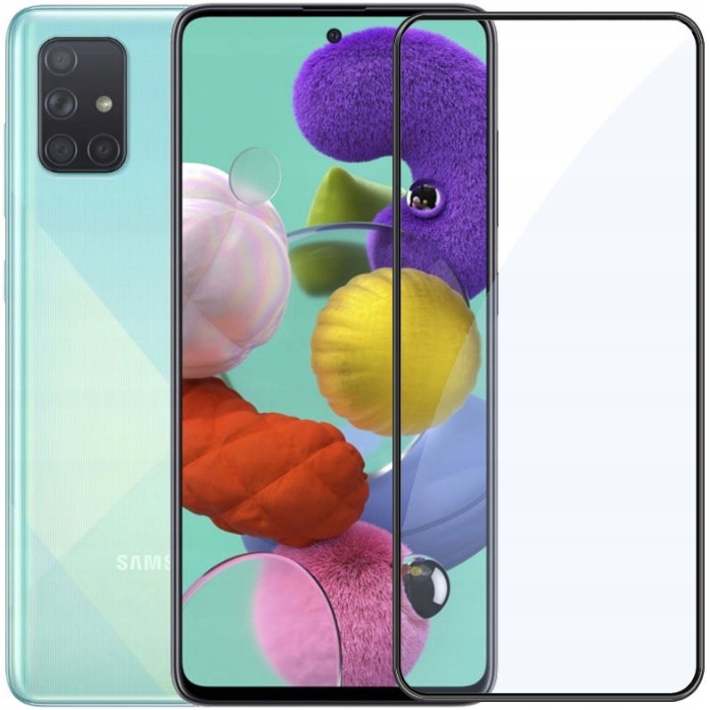 SZKŁO NA CAŁY EKRAN DO SAMSUNG A71 / A71 5G PEŁNE HARTOWANE SZKIEŁKO 5D