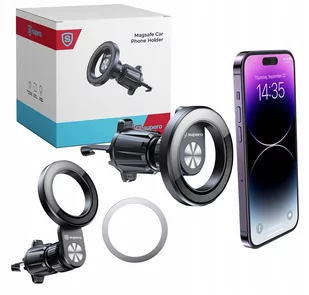 Uchwyt Samochodowy Magnetyczny do MagSafe na telefon do samochodu do Kratki - Uchwyty samochodowe do telefonów Uchwyt Samochodowy Magnetyczny do MagSafe na telefon do samochodu do Kratki - Uchwyty samochodowe do telefonów - miniaturka - grafika 1