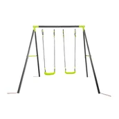 Place zabaw - huśtawka podwójna Deluxe - miniaturka - grafika 1