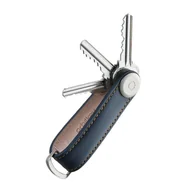 Etui na klucze - Skórzane etui organizer na klucze Orbitkey 2.0 Leather - navy/tan - miniaturka - grafika 1