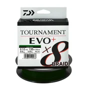 Żyłki wędkarskie - Plecionki Daiwa Torunament X8 Evo 135M Zielone 0,12 Mm - miniaturka - grafika 1