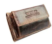 Portfele - Portfel Skórzany Portfelik Sakieweczka WILD Skóra Licowa Mars Kostka WI5530 10 x 6,5 x 2 [cm] - miniaturka - grafika 1