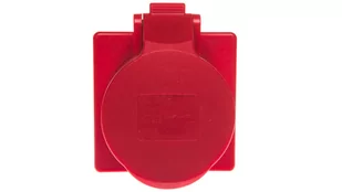 PCE Polska sp. z o.o. Gniazdo tablicowe 16A 5P 400V czerwone IP44 315-6f7rvx - Gniazdka elektryczne - miniaturka - grafika 1