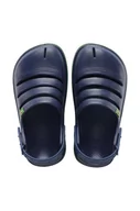 Buty dla chłopców - Havaianas klapki dziecięce KIDS CLOG BRASIL kolor granatowy - miniaturka - grafika 1