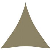 Parasole ogrodowe - vidaXL Lumarko Żagiel ogrodowy, tkanina Oxford, trójkątny, 3x4x4 m, beżowy! 135174 - miniaturka - grafika 1
