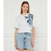 Koszulki i topy damskie - GUESS T-shirt | Cropped Fit - miniaturka - grafika 1