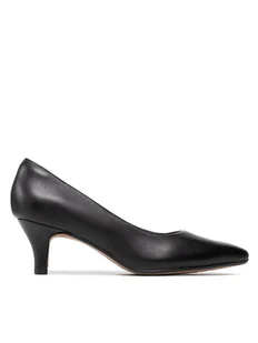 Clarks Półbuty Linvale Jerica 261372084 Czarny - Półbuty damskie - miniaturka - grafika 1