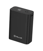 Powerbanki - Tellur PD702 Compact Pro 20000mAh power bank QC3.0 22.5W + PD20W, LCD display, black - miniaturka - grafika 1