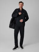 Spodnie sportowe męskie - 4F Spodnie treningowe szybkoschnące męskie - czarne XXL - miniaturka - grafika 1