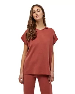 Desires Damska bluza z kapturem Gabi, Czerwony, drewniany, M - Bluzy damskie - miniaturka - grafika 1