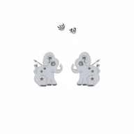 Biżuteria dla dzieci - Srebrne Kolczyki Cutie Słonik - miniaturka - grafika 1
