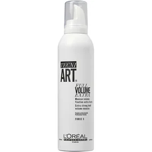 Loreal Tecni.art Full Volume Extra pianka nadająca objętość i maksymalne utrwalenie 250ml - Kosmetyki do stylizacji włosów - miniaturka - grafika 1