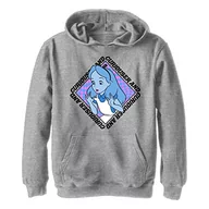 Bluzy dla chłopców - Disney Alice Face chłopięca bluza z kapturem, Sportowa wrzosowa, L - miniaturka - grafika 1