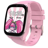 Smartwatch - Kiano Watch KID 4G LTE Różowy - miniaturka - grafika 1