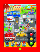 Zabawki interaktywne dla dzieci - Dumel Discovery Tablet Bezpieczeństwo na drodze - miniaturka - grafika 1