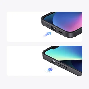 Ugreen LP626 Silky Silicone Protective Case gumowe elastyczne silikonowe etui na telefon do iPhone 14 Plus czarny (90920) - Etui i futerały do telefonów - miniaturka - grafika 9