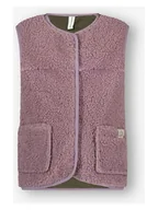 Kamizelki damskie - The New Chapter Kamizelka polarowa w kolorze fioletowym - miniaturka - grafika 1