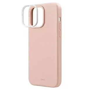 Uniq Etui etui Lino do iPhone 14 Pro Max 6,7" różowy/pink blush - Etui i futerały do telefonów - miniaturka - grafika 3