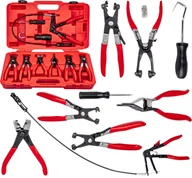 Kombinerki i obcęgi - Szczypce do opasek taśmowych z długą linką 9 sztuk FALON-TECH - miniaturka - grafika 1