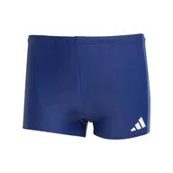 Kąpielówki męskie - Męskie Bokserki kąpielowe ADIDAS BLOCK BOXER JM9938 – Granatowy - miniaturka - grafika 1