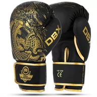 Rękawice bokserskie - DBX Bushido Rękawice Bokserskie Sparingowe "Gold Dragon" Black/Gold - miniaturka - grafika 1