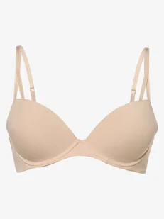 Calvin Klein Damski biustonosz z fiszbinami Kobiety Sztuczne włókno beżowy|różowy jednolity, 70B - Biustonosze - miniaturka - grafika 1