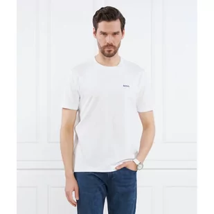 BOSS GREEN T-shirt Tee Tape 10110340 01 | Slim Fit - Koszulki męskie - miniaturka - grafika 1