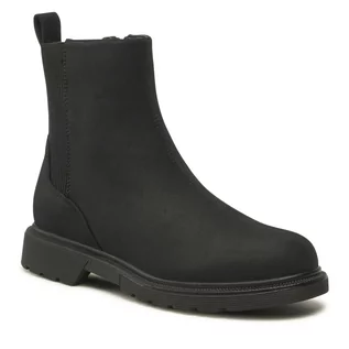 Botki damskie - Sztyblety Vero Moda - Vmbelma Boot 10276095 Black - grafika 1